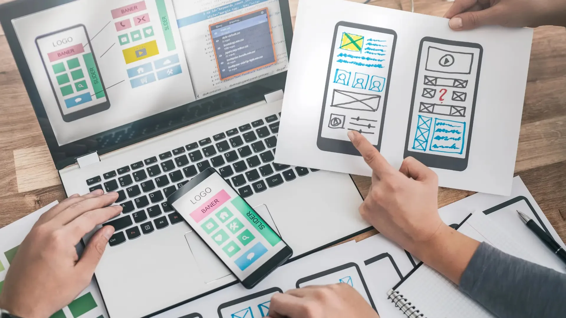 Mobile UI design and optimization
